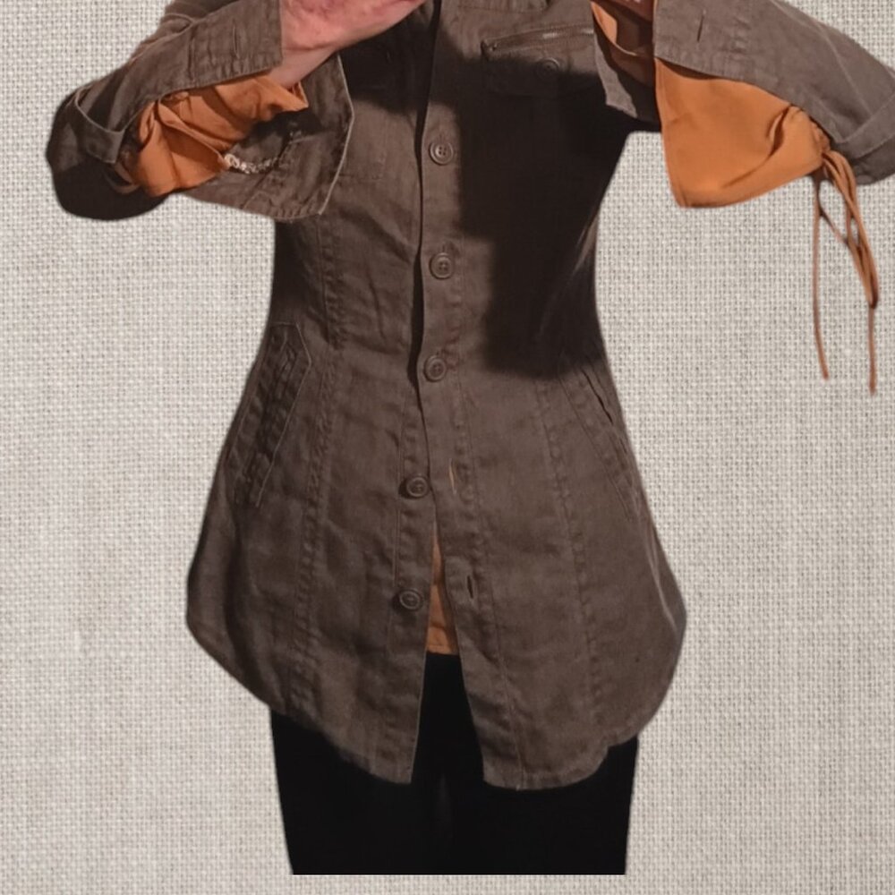 CABI Linen Jacket XS - Picture 8 of 8